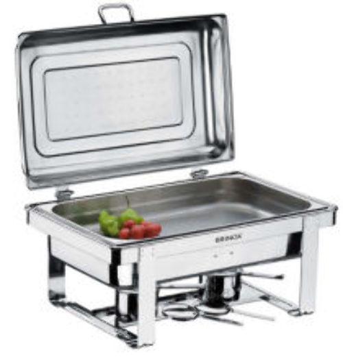 Rechaud Retangular Savoy c/ Fogareiro GN 1/1