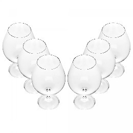 CJ 6UN TACAS CRISTAL BOHEMIA CONHAQUE 690ML 53289