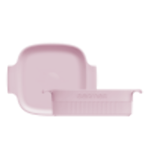 Bandeja/Travessa/ Assadeira Rosa Porcelana Quadrada 26.5 × 21.5 × 28.5 cm/3000ml
