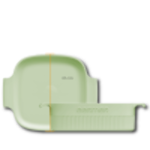 Bandeja/Travessa/ Assadeira Amarela Porcelana Quadrada 26.5 × 21.5 × 28.5 cm/3000ml