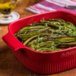 Bandeja/Travessa/ Assadeira Vermelha Porcelana Quadrada 26.5 × 21.5 × 28.5 cm/3000ml