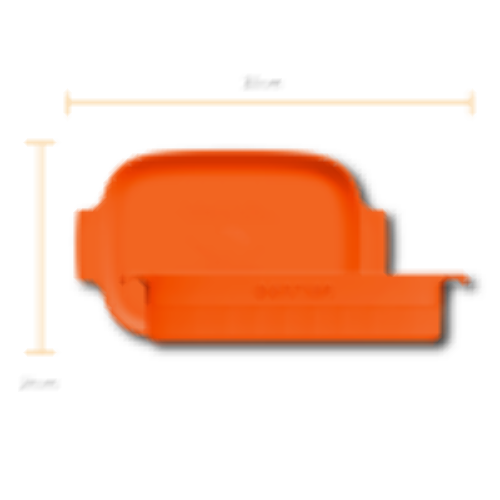 Assadeira/Travessa/Porcelana Laranja 30*21*6,5cm /2500ml