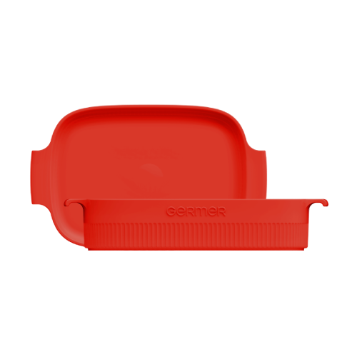 Assadeira/Travessa/Porcelana Vermelho 30*21*6,5cm /2500ml