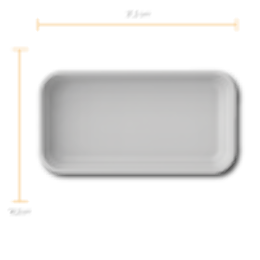 Bandeja/Assadeira/Travessa Funda 1/3 em porcelana 31,5*16,5*6,5cm /2.155ml