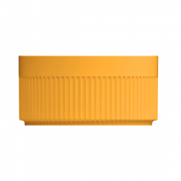 Ramequim Grande Amarelo Porcelana 1200ml/ 20 × 21 × 8 cm