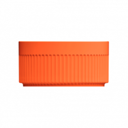 Ramequim Porcelana Médio Laranja 18 × 18.5 × 6 cm /850ml