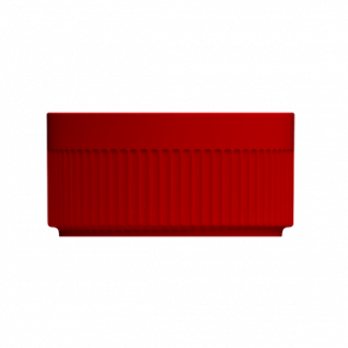 Ramequim Porcelana Médio Vermelho 18 × 18.5 × 6 cm /850ml