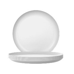 PRATO BLANC MESA RASO 27CM C/12 5545 OPALINE