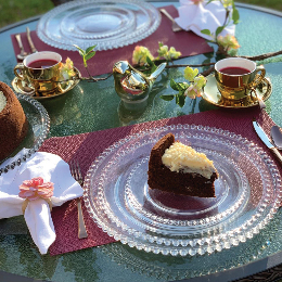 Prato Raso Bolinha Pearl 28 CM - Wolff