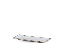 Bandeja/Travessa Cerâmica Bambu 35*13