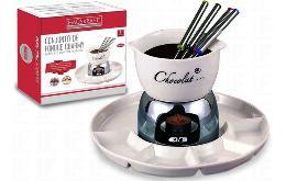 Conjunto Porcelana De Foundue Charmy 8 Peças